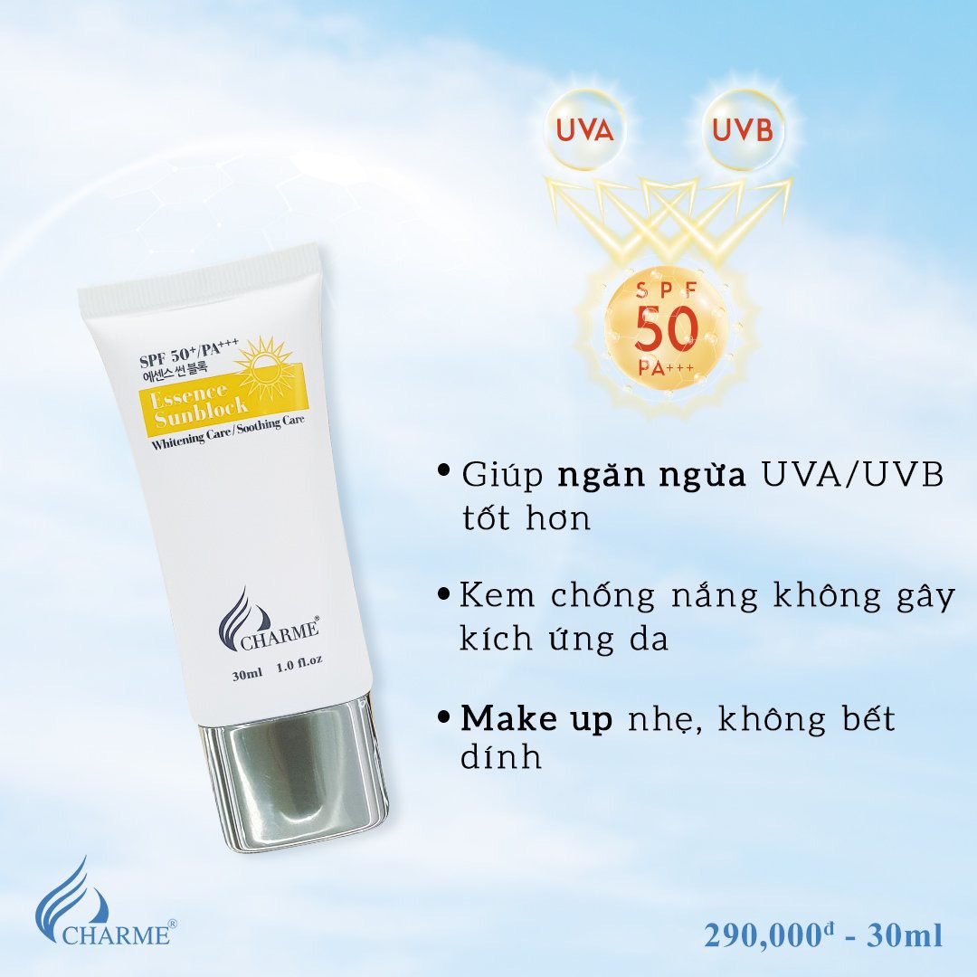 Kem chống nắng Charme Essence Sunblock 35ml chính hãng - 8809273480142