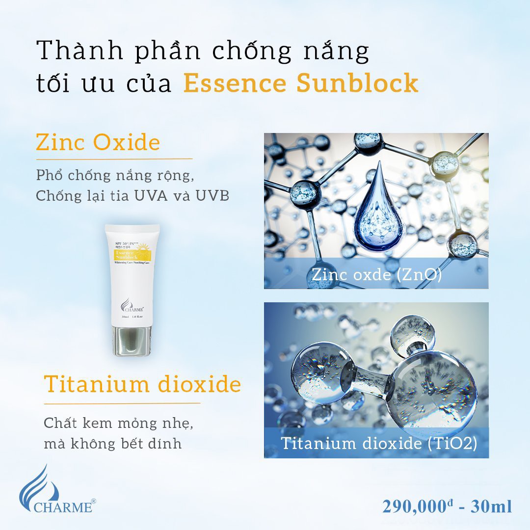 Kem chống nắng Charme Essence Sunblock 35ml chính hãng - 8809273480142