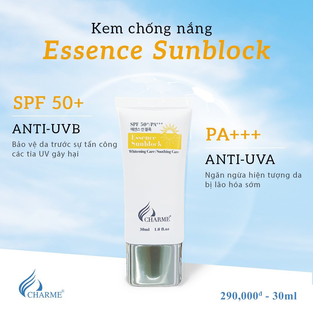 Kem chống nắng Charme Essence Sunblock 35ml chính hãng - 8809273480142