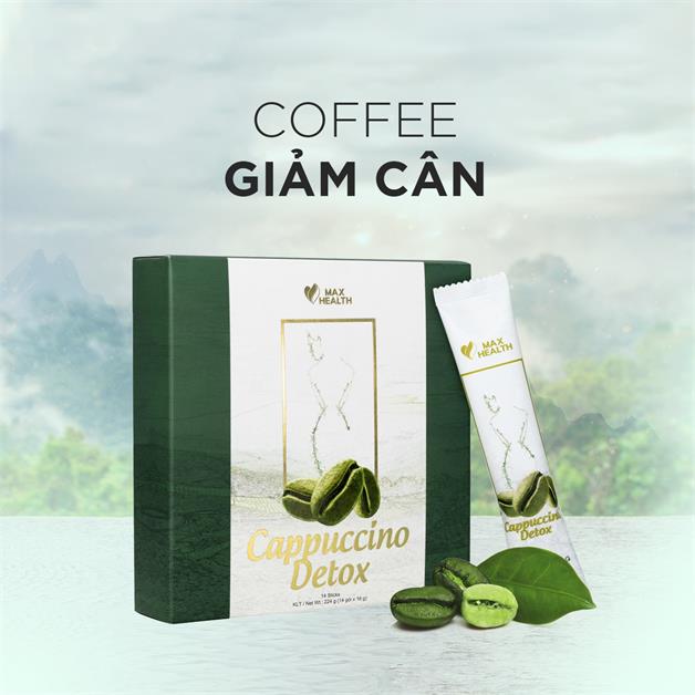 Cà phê Cappuccino Detox Max Health chính hãng - 8936188880016