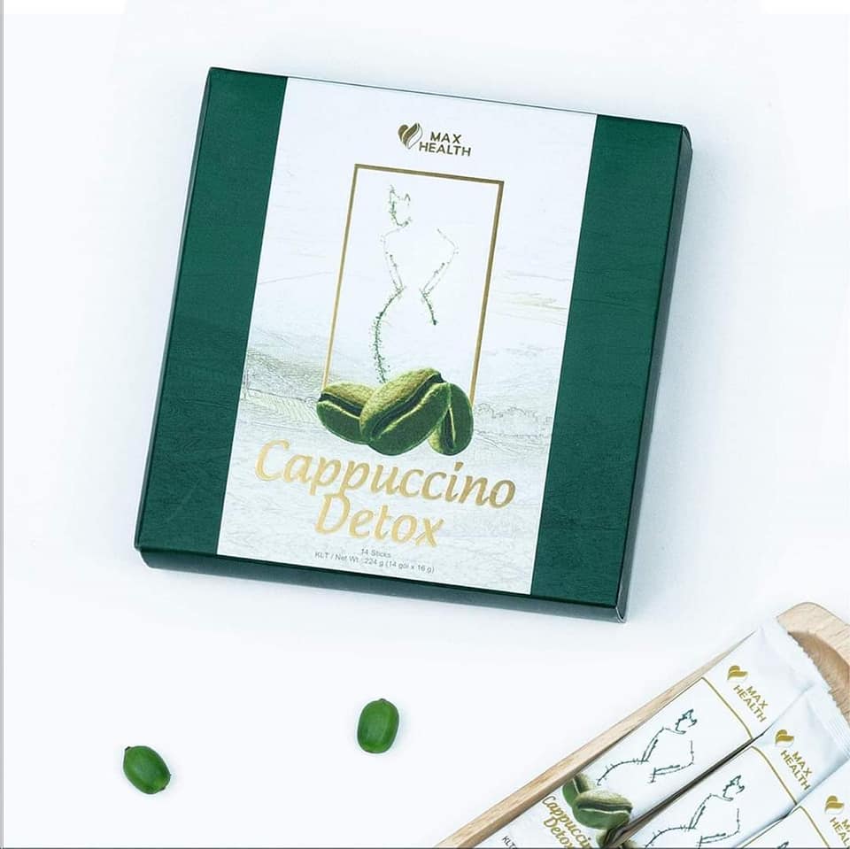 Cà phê Cappuccino Detox Max Health chính hãng - 8936188880016