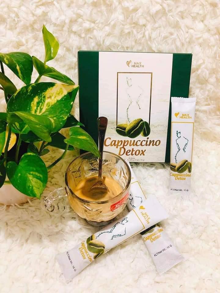 Cà phê Cappuccino Detox Max Health chính hãng - 8936188880016