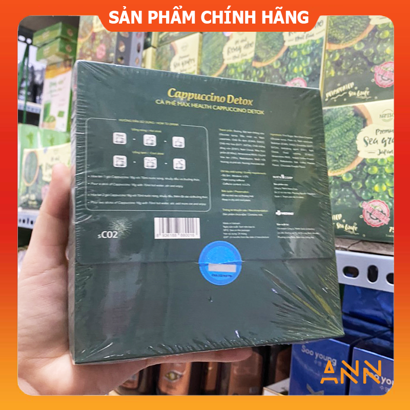Cà phê Cappuccino Detox Max Health chính hãng - 8936188880016
