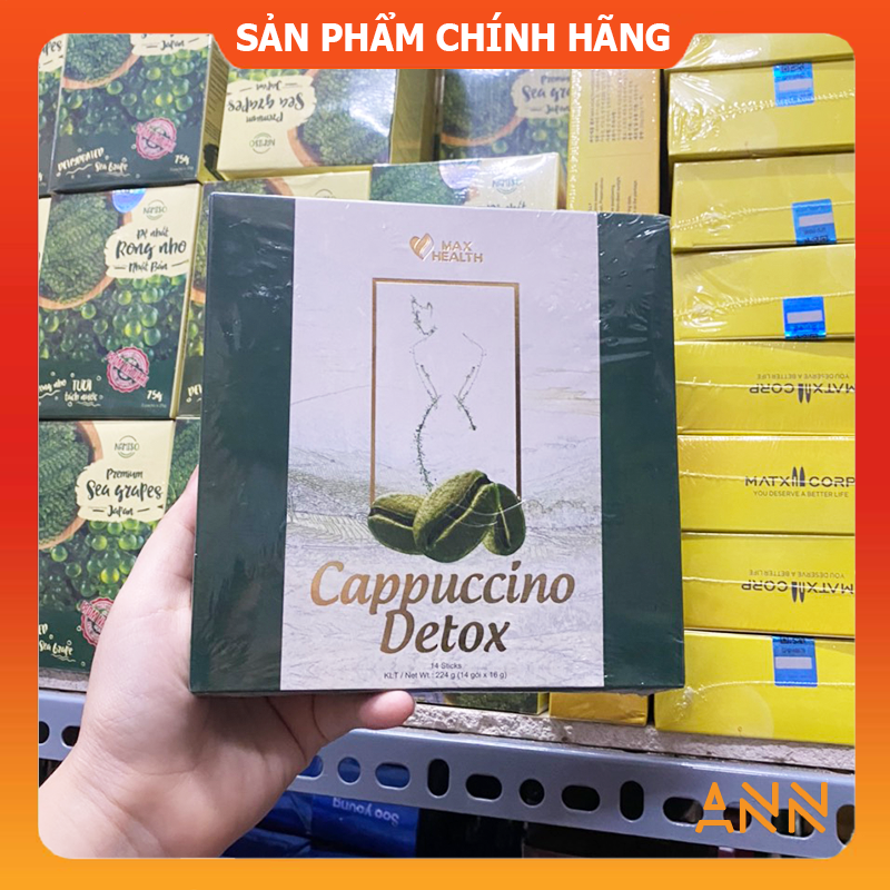 Cà phê Cappuccino Detox Max Health chính hãng - 8936188880016
