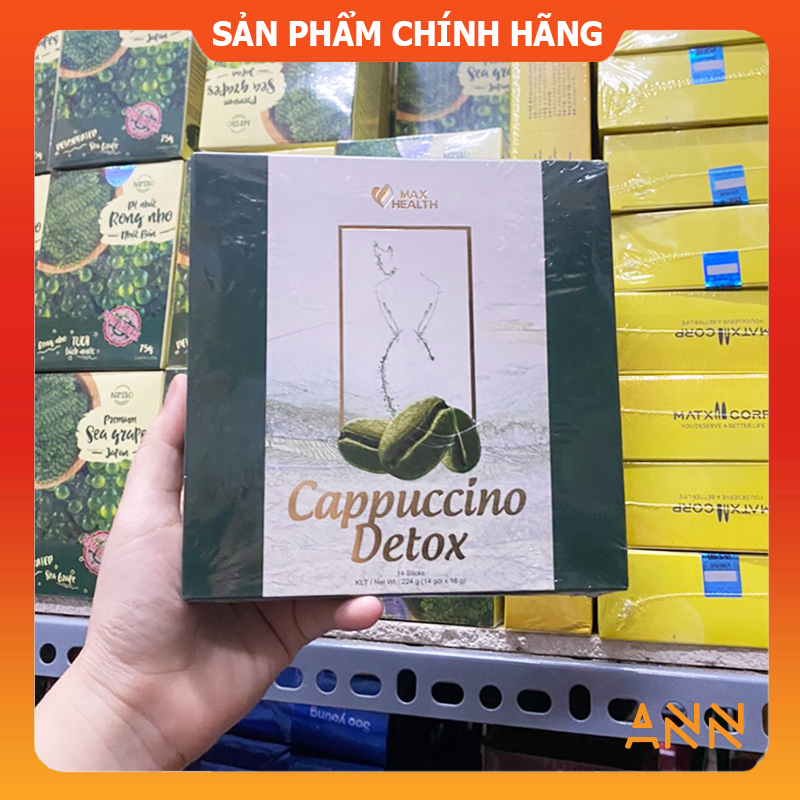 Cà phê Cappuccino Detox Max Health chính hãng - 8936188880016