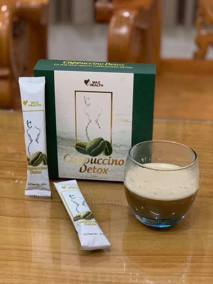 Cà phê Cappuccino Detox Max Health chính hãng - 8936188880016