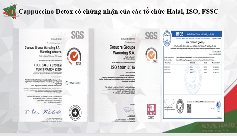 Cà phê Cappuccino Detox Max Health chính hãng - 8936188880016