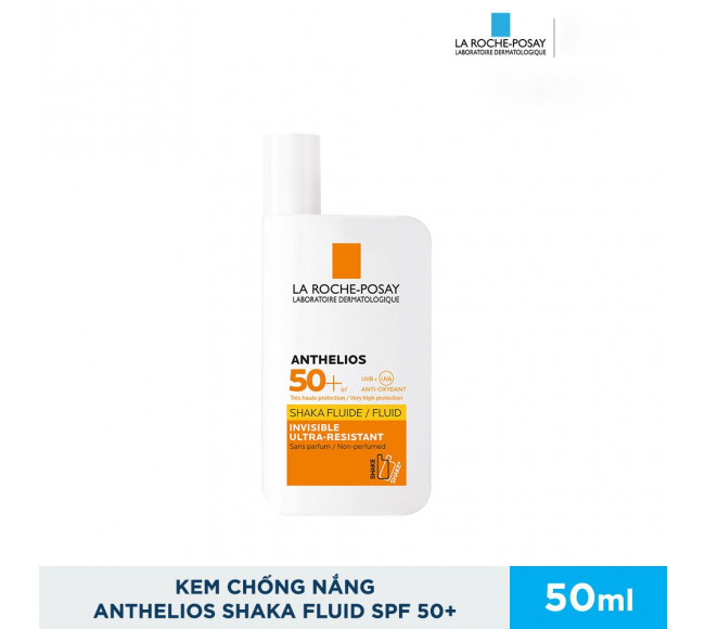 Kem chống nắng La Roche-Posay Anthelios Shaka Fluid SPF 50+ 50ml chính hãng - 3337875706827