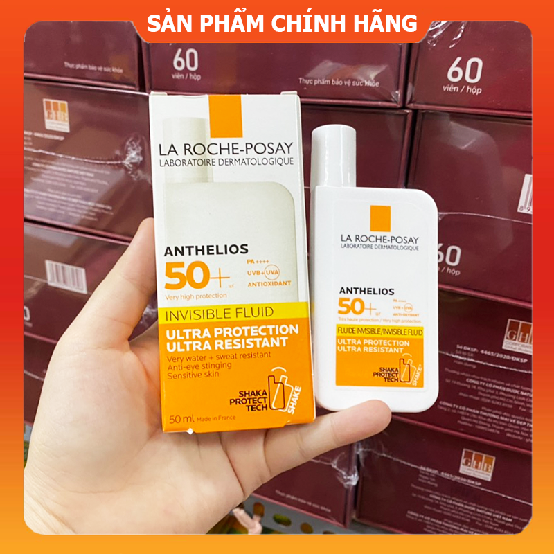 Kem chống nắng La Roche-Posay Anthelios Shaka Fluid SPF 50+ 50ml chính hãng - 3337875706827