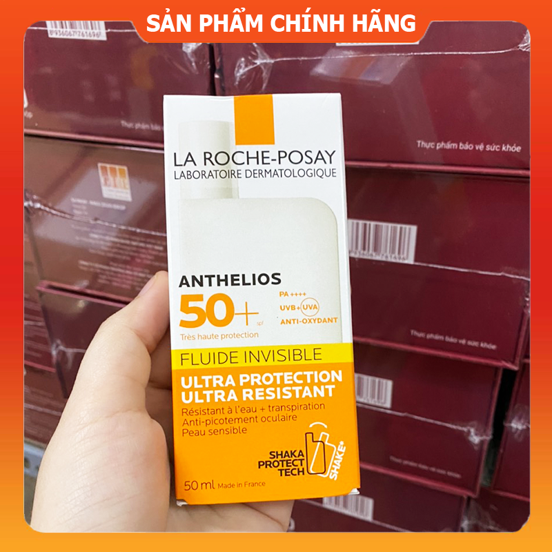 Kem chống nắng La Roche-Posay Anthelios Shaka Fluid SPF 50+ 50ml chính hãng - 3337875706827