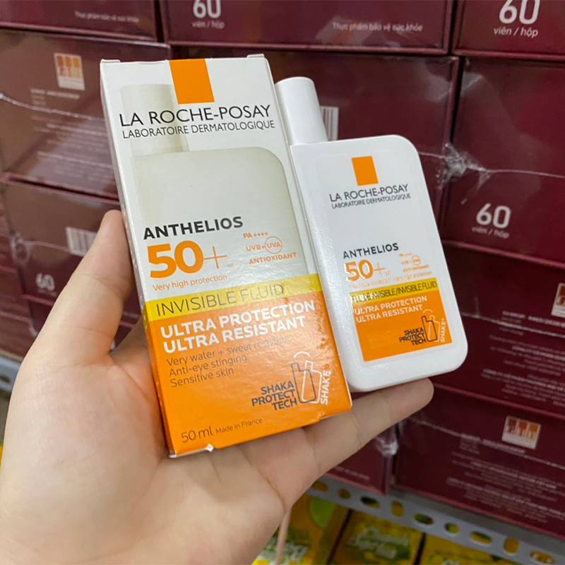 Kem chống nắng La Roche-Posay Anthelios Shaka Fluid SPF 50+ 50ml chính hãng - 3337875706827