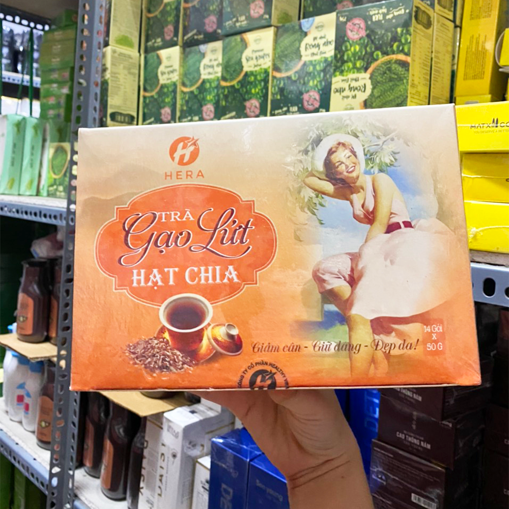 Trà gạo Lứt giảm cân Hera chính hãng - 8936138520016