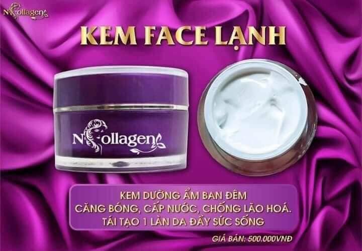 Kem face lạnh sử dụng ban đêm N collagen chính hãng 11 Kem face lạnh sử dụng ban đêm N collagen chính hãng