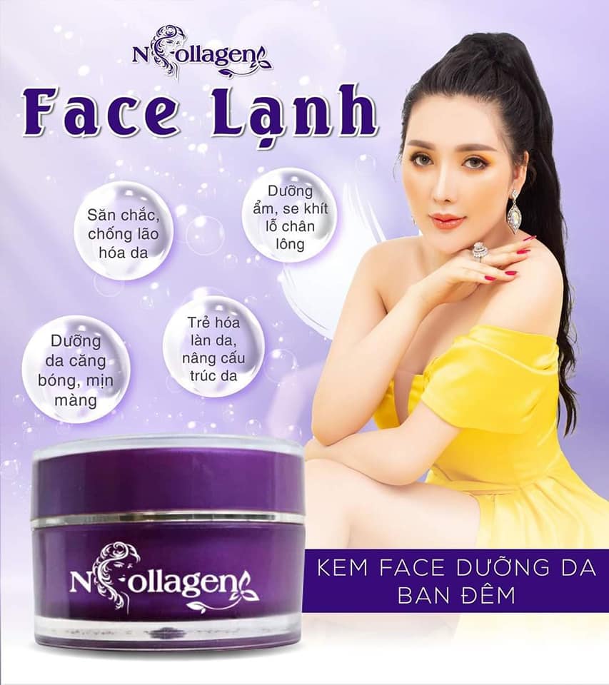 Kem face lạnh sử dụng ban đêm N collagen chính hãng 8 Kem face lạnh sử dụng ban đêm N collagen chính hãng