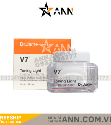 Kem Dưỡng Dr Jart+ 50ml V7 Toning Light Làm Sáng Da Mờ Thâm Nám - 8809535807472