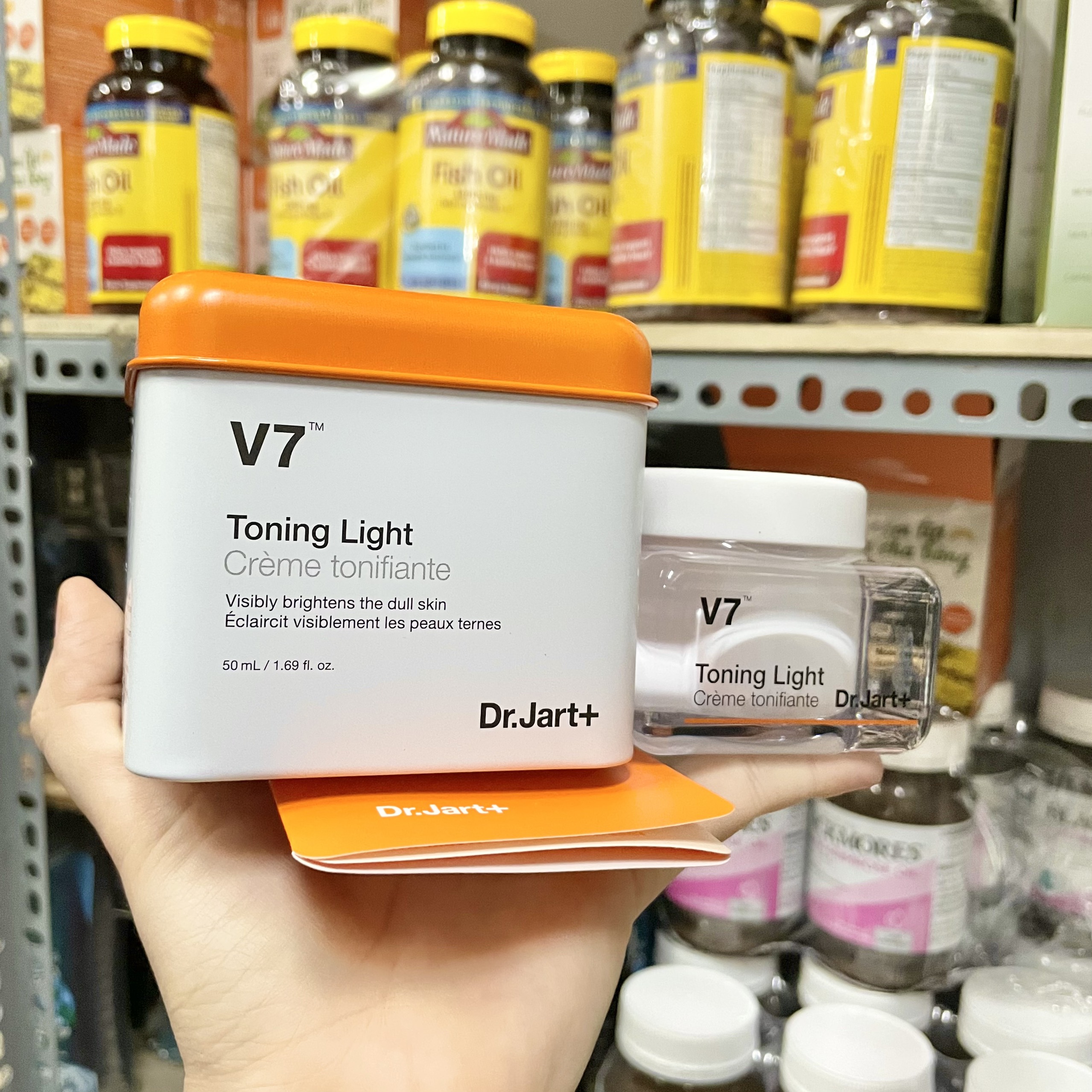 Kem dưỡng Dr Jart+ làm sáng da mờ thâm nám 50ml V7 Toning Light Chính hãng - 8809535807472