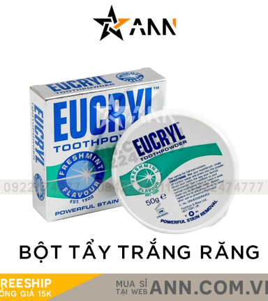 Bột Đánh Răng Giúp Trắng Răng Eucryl Anh - 5011309895612