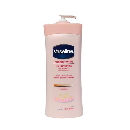 Sữa dưỡng thể trắng da Vaseline Healthy White 750ml Chính hãng - 8901030667428