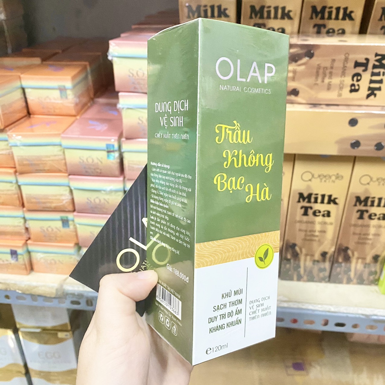 Dung Dịch Vệ Sinh Trầu Không Bạc Hà Olap 8 Dung Dịch Vệ Sinh Trầu Không Bạc Hà Olap