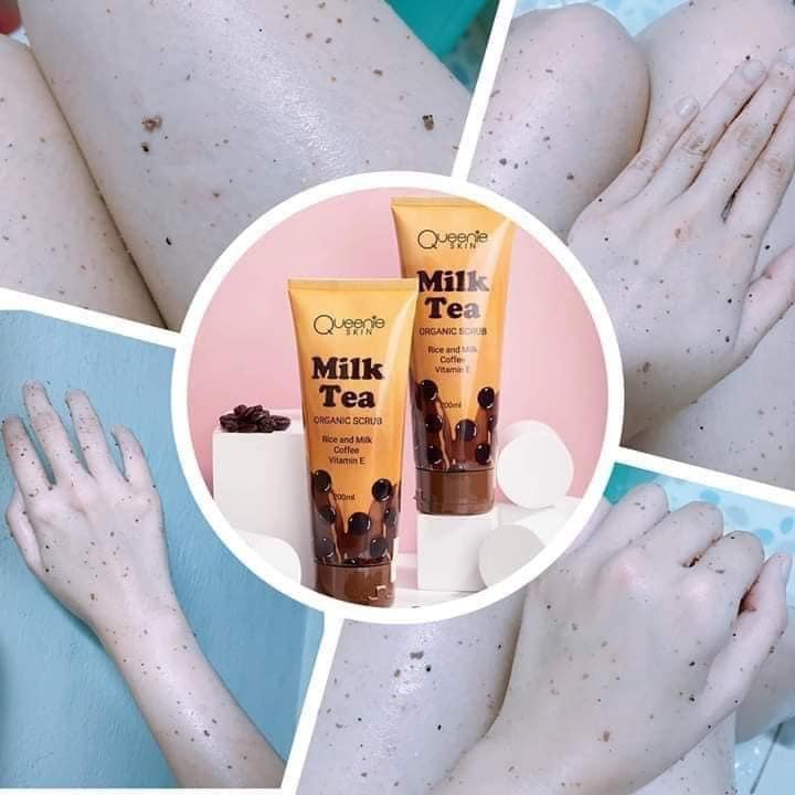 Tẩy tế bào chết Milk Tea Organic Scrub Queenie Skin chính hãng 7 Tẩy tế bào chết Milk Tea Organic Scrub Queenie Skin chính hãng