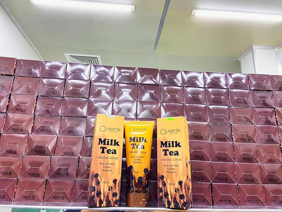 Tẩy tế bào chết Milk Tea Organic Scrub Queenie Skin chính hãng 4 Tẩy tế bào chết Milk Tea Organic Scrub Queenie Skin chính hãng