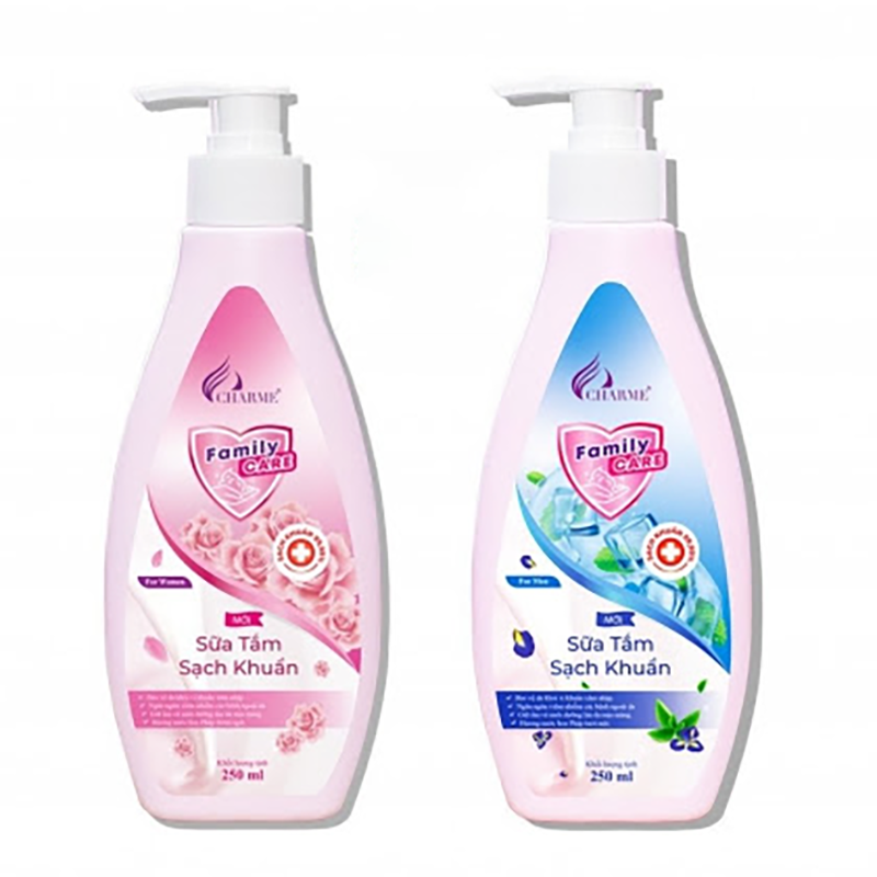 Combo 2 chai sữa tắm Charme Family Care 7 Combo 2 chai sữa tắm Charme Family Care