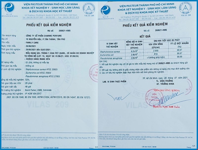 Combo 2 chai sữa tắm Charme Family Care 6 Combo 2 chai sữa tắm Charme Family Care