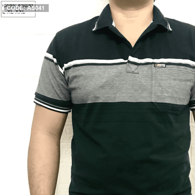 15532-11011-7a6c7083895870062949-3-11.png Áo Thun Sọc Nam Có Cổ Phối Viền Có Túi Thun Cotton - AS041