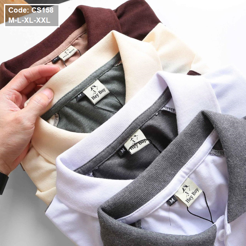 15556-z2864808612726-5030a4257cdbdef87f0926a4f4180a01-5.png Áo Thun Nam Cá Sấu Có Cổ Tay Phối Hey Boy - CS158