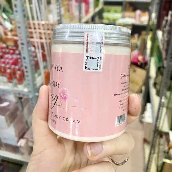 Kem body Bông 250g Lotion dưỡng trắng da ONAYA chính hãng tặng kèm son - 8938540224063