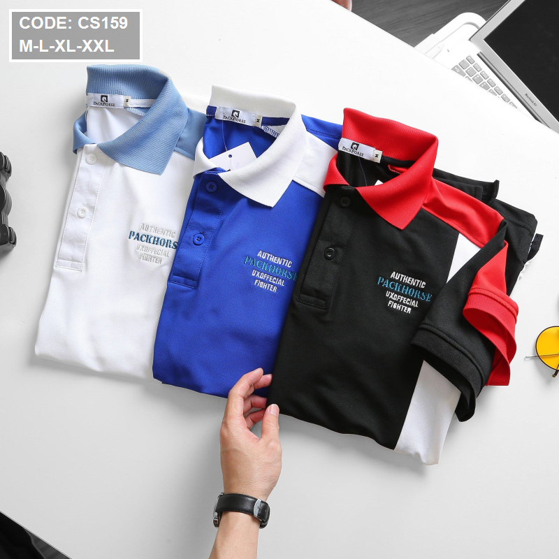 15731-z2944456802101-f22fa01091dae1ac01f0ce4e67ec93dc-6.png Áo Thun Nam Cá Sấu Poly Cổ Bẻ Ghép Vải Thêu Chữ - CS159