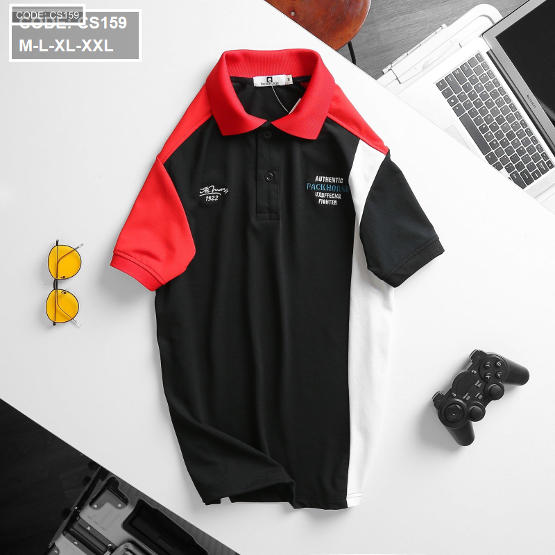 15731_15731-z2944456819426-de15d6b554d2e6eeb8049cd067614d06_20251001004725-2.png Áo Thun Nam Cá Sấu Poly Cổ Bẻ Ghép Vải Thêu Chữ - CS159