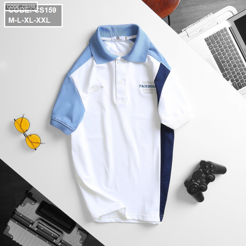 15731_15731-z2944456826729-54b5148d793a6f89b807148f0129711f_20251001004726-2.png Áo Thun Nam Cá Sấu Poly Cổ Bẻ Ghép Vải Thêu Chữ - CS159