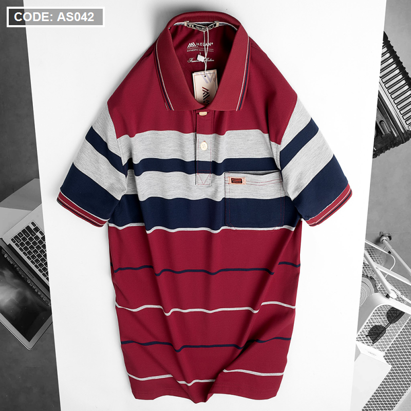 15824-z3060211809792-68dee69f20784a274843b74f68152c49-7.png Áo Thun Sọc Nam Trung Niên Cổ Bẻ Có Túi - AS042