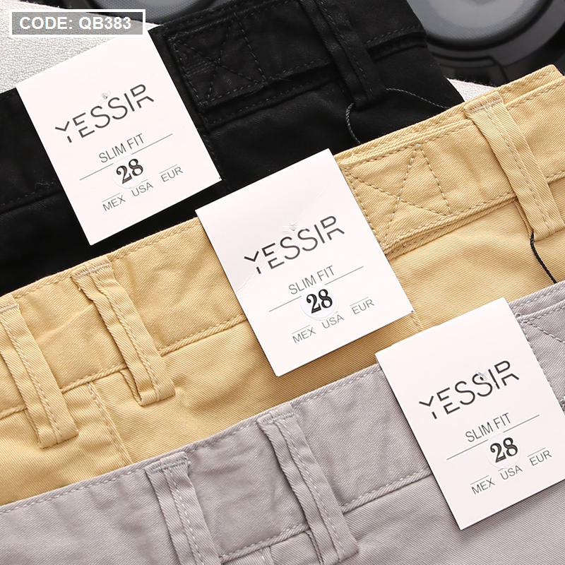 15869-z3108502487292-b3c479f18658090fa4542e87e377661c-14.png Quần Short Kaki Co Giãn Phối Nút Cao Cấp (Có Size 36) - QB383