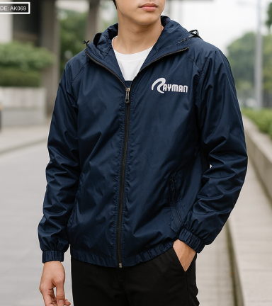 Áo Khoác Nam Dù 2 Lớp Có Nón Rayman - AK069