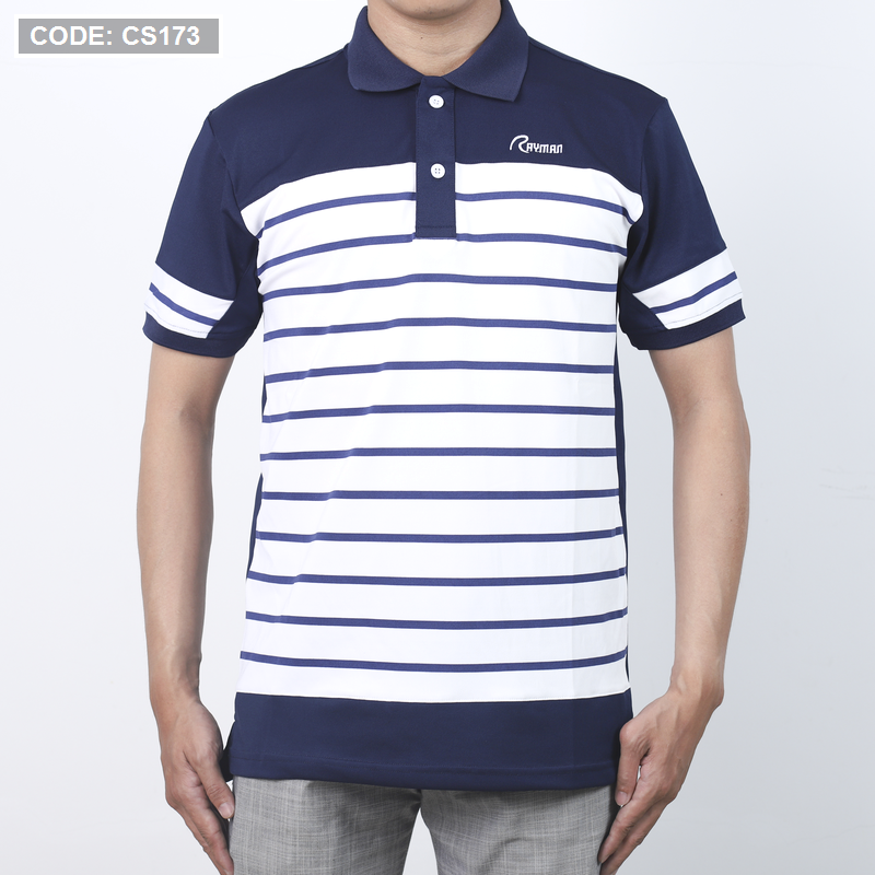 16454-img-9720-1.png Áo Thun Sọc Nam Polo Thêu Chữ Rayman Cao Cấp (Có Size 3XL) - CS173