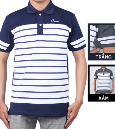 Áo Thun Sọc Nam Polo Thêu Chữ Rayman Cao Cấp (Có Size 3XL) - CS173