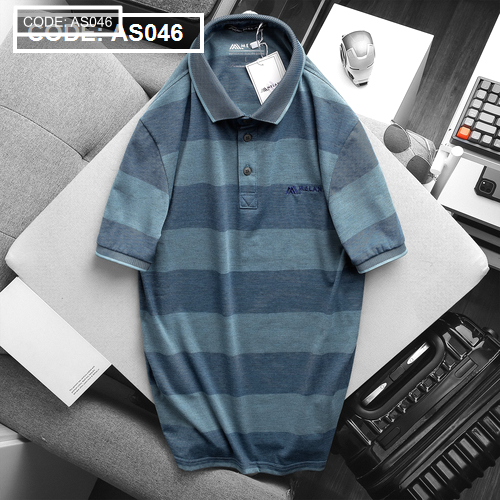 Áo Thun Polo Sọc Nam Tay Ngắn 10 Áo Thun Polo Sọc Nam Tay Ngắn