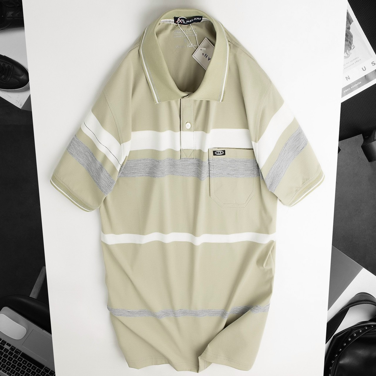 16532-03712afc-a47c-4340-8270-63b1d93c53ed.jpg Áo Thun Sọc Nam Trung Niên Cổ Bẻ Có Túi - AS047