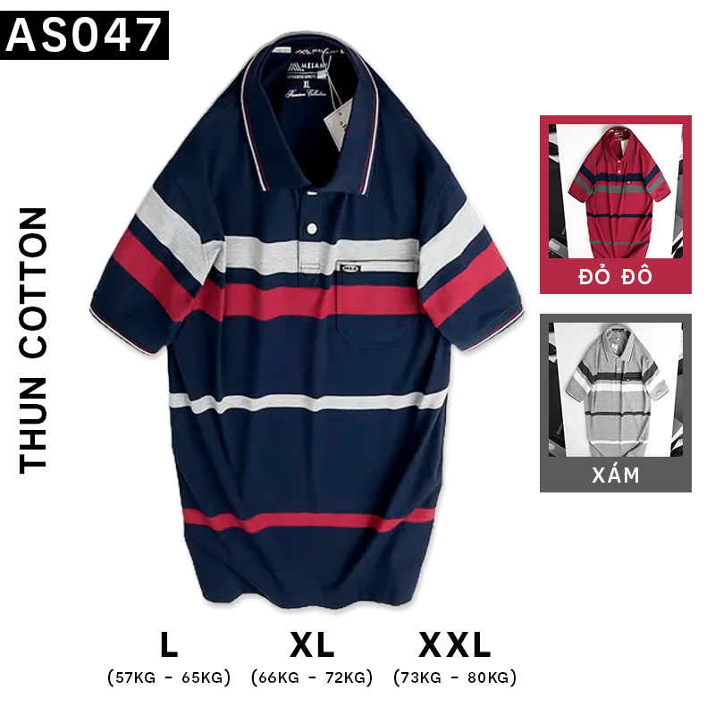 16532-1411350566-as047b-1.png Áo Thun Sọc Nam Trung Niên Cổ Bẻ Có Túi - AS047