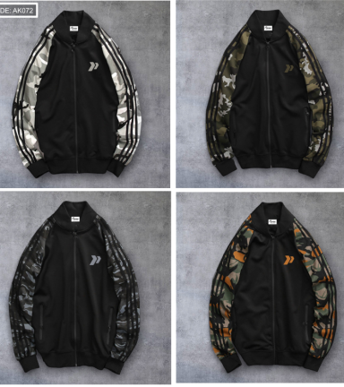 Áo Khoác Nam Bomber Phối Tay Lính - AK072