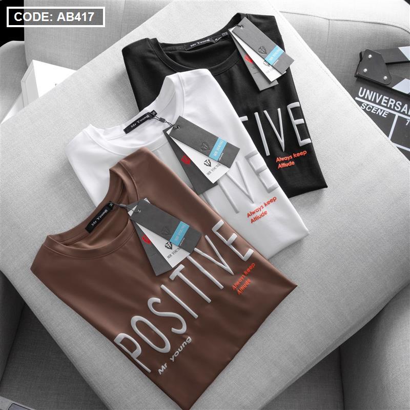 16737-z3435453129253-eaf42bbddacefdb15fc161bc79ee511c-4.jpg Áo Thun Cổ Tròn Nam In Chữ Cao Cấp - AB417