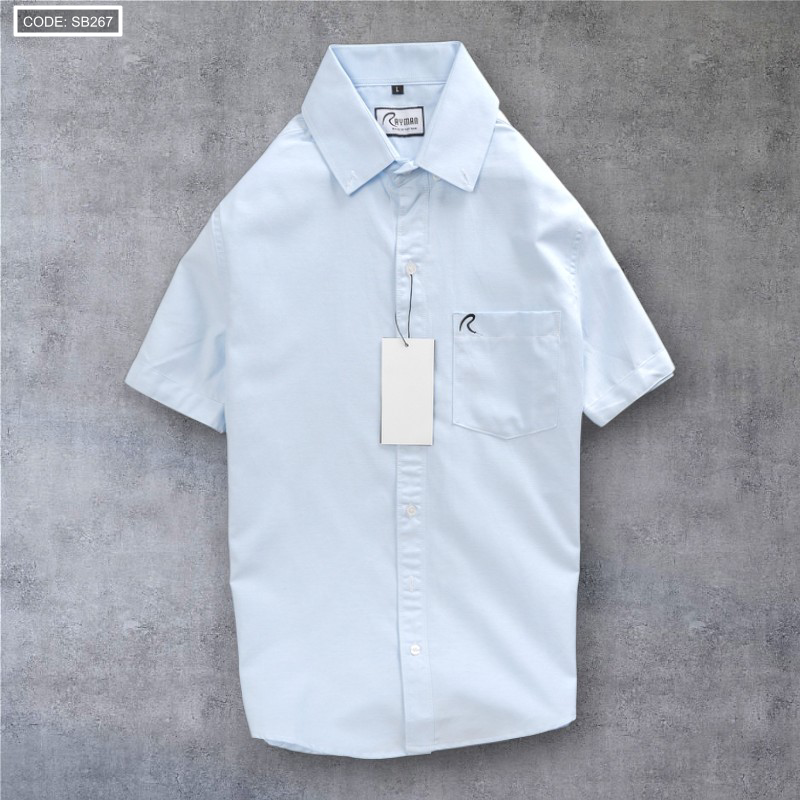 16875_16875-0312077807-z3483550266567-a3af24c8833f05956061f397528cadeb-1-photoroom-photoroom_20251020011009-4.png Áo Sơ Mi Nam Oxford Tay Ngắn Có Túi Rayman Rurumen( Có size 3x) - SB267