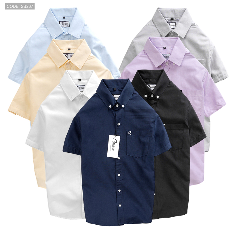 16875_16875-featured-anh-bia-so-mi-20251019224947_20251020000357-4.png Áo Sơ Mi Nam Oxford Tay Ngắn Có Túi Rayman Rurumen( Có size 3x) - SB267