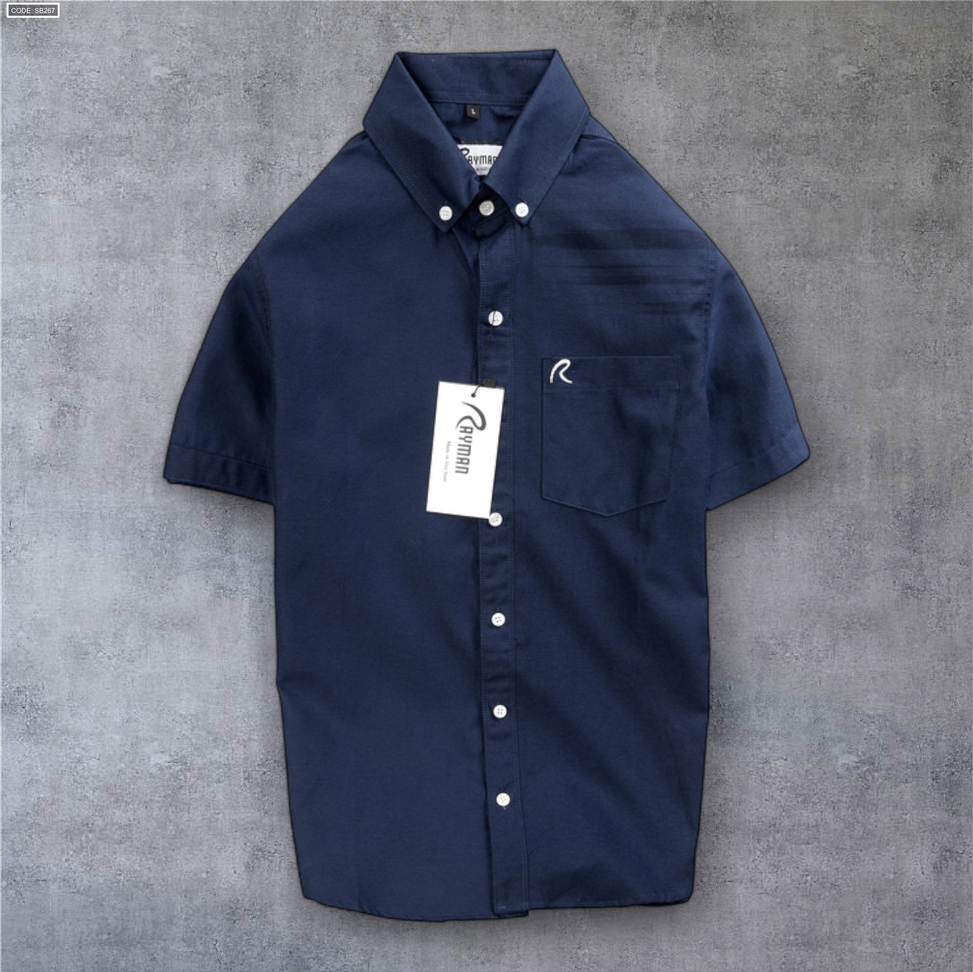 16875_16875-z3498994172096-fa0a96b9be5d6799c1e5a9e6f9c4a5d6-photoroom-photoroom_20251020010700-4.png Áo Sơ Mi Nam Oxford Tay Ngắn Có Túi Rayman Rurumen( Có size 3x) - SB267