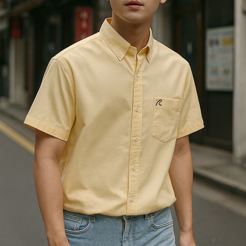 16875_chatgpt-image-14-50-18-20-thg-10-2025_20251020153817-2.png Áo Sơ Mi Nam Oxford Tay Ngắn Có Túi Rayman Rurumen( Có size 3x) - SB267