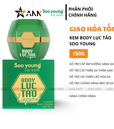 Kem Body Lục Tảo Soo Young Legend Huyền Thoại 150g - 8938532152879