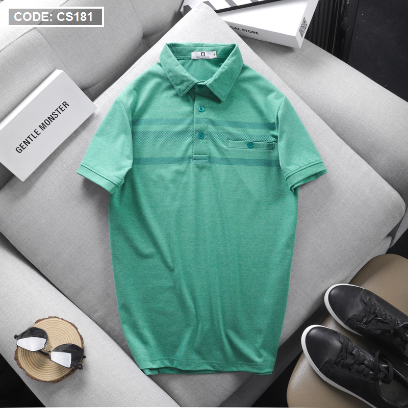 Nơi lấy sỉ áo Thun Nam Tay Ngắn Có Cổ Có Túi Thun Cotton Đốm 10 Nơi lấy sỉ áo Thun Nam Tay Ngắn Có Cổ Có Túi Thun Cotton Đốm