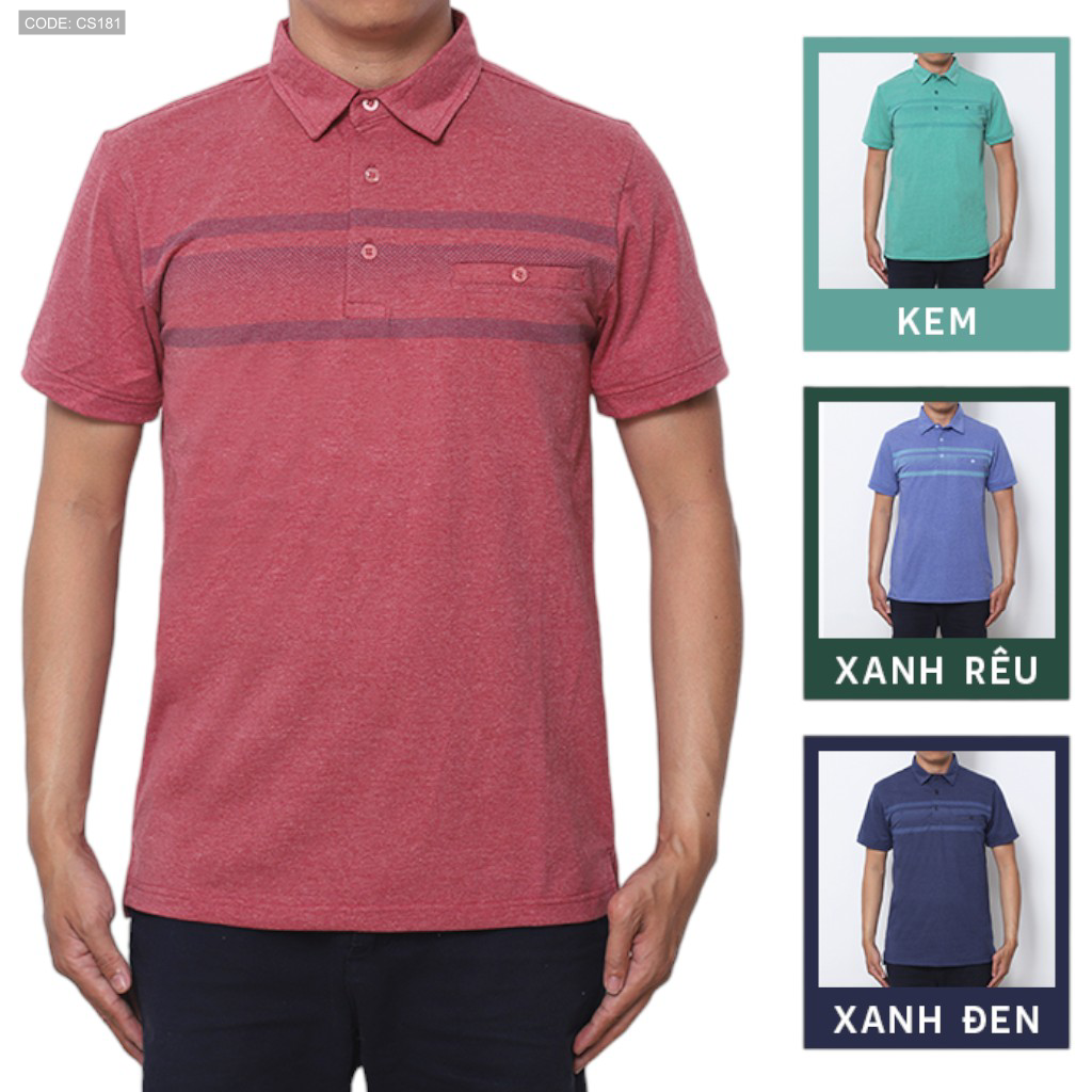 17176_17176-clean-sxac-photoroom-2024-08-19t172518-878-20240819172537_20250630132902.png Áo Thun Nam Tay Ngắn Có Cổ Có Túi Thun Cotton Đốm - CS181